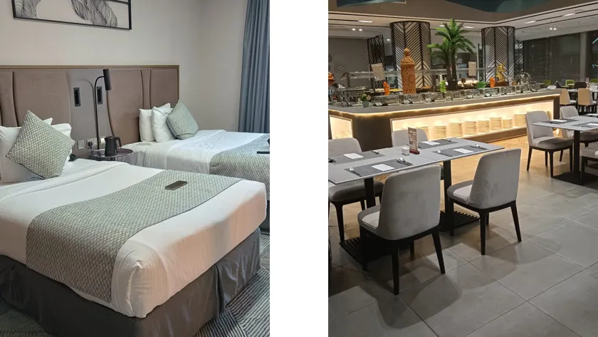 номер и интерьер Holiday International Sharjah 4*